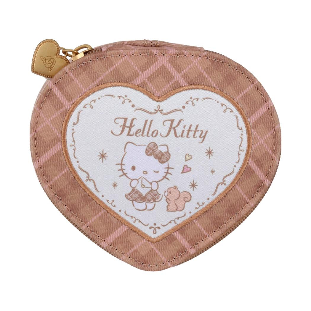 [Authantic] Miniso land Sanrio Hello Kitty Bag Mirror Plushy Pillow Hair Clip Retro Plaid Series