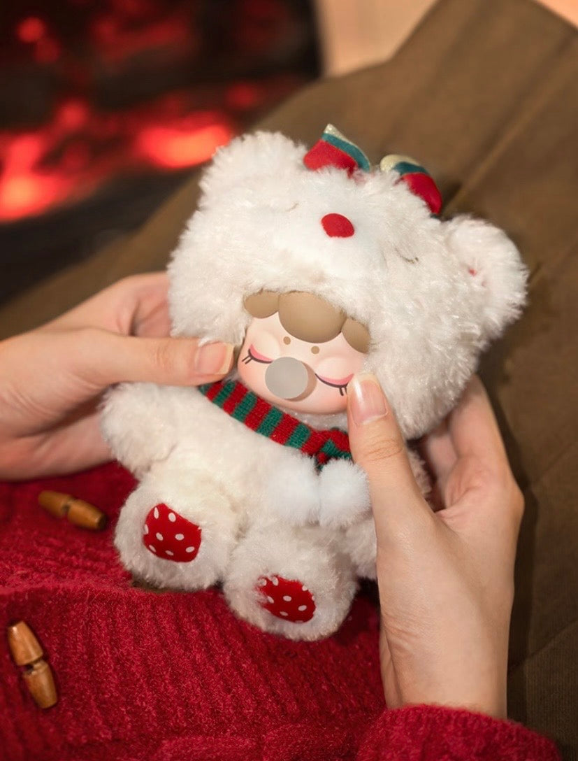 [Authentic] Limited Edition Rolife Nanci Christmas Bear Birthday Gift Vinyl Plush Pendant Not Blind Boxes