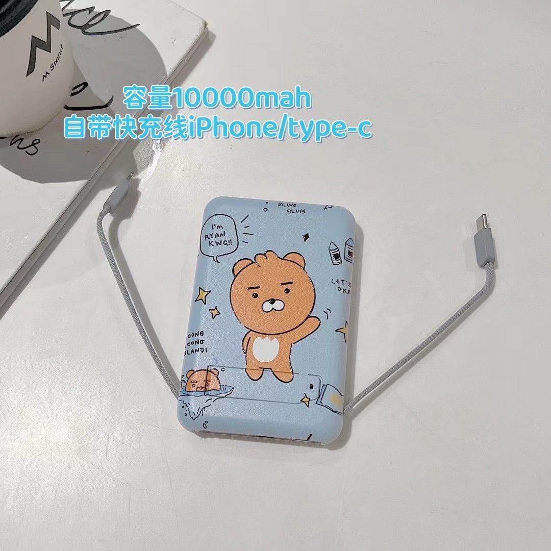 Cute Kawaii Sanrio Powerbank Fast Charging Multi Functional Mag Safe Powerbank