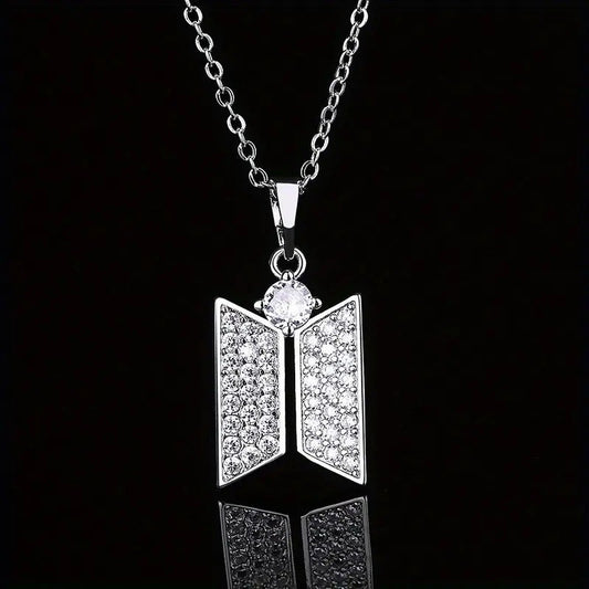 K-pop BTS Army Purple Earrings + free gift box