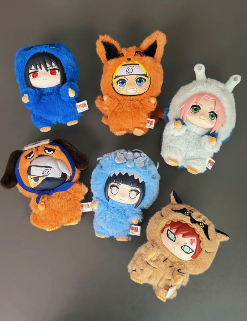 [AUTHENTIC] TopToy X Naruto Ninja Beast Series Limited Edition | Naruto Shippuuden Sasuke Sakura Kakashi Gaara Hinata Itachi - Vinyl Face Plush Doll Blind Boxes