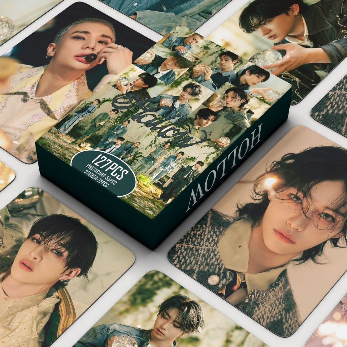 K-pop Stray Kids Hollow Album 55 Cards And 127 Stickers