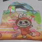 Labubu Set of 3 Cute Kawaii Foldable Shopping Bags