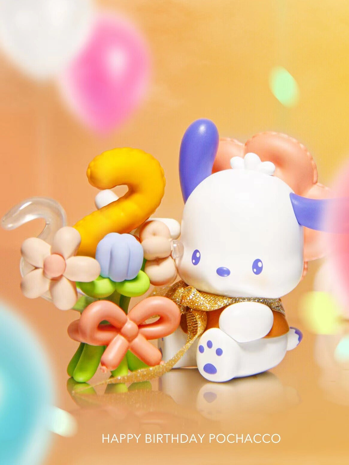 Sanrio Cute Kawaii Pochacco Happy Birthday Miniso Blind Box