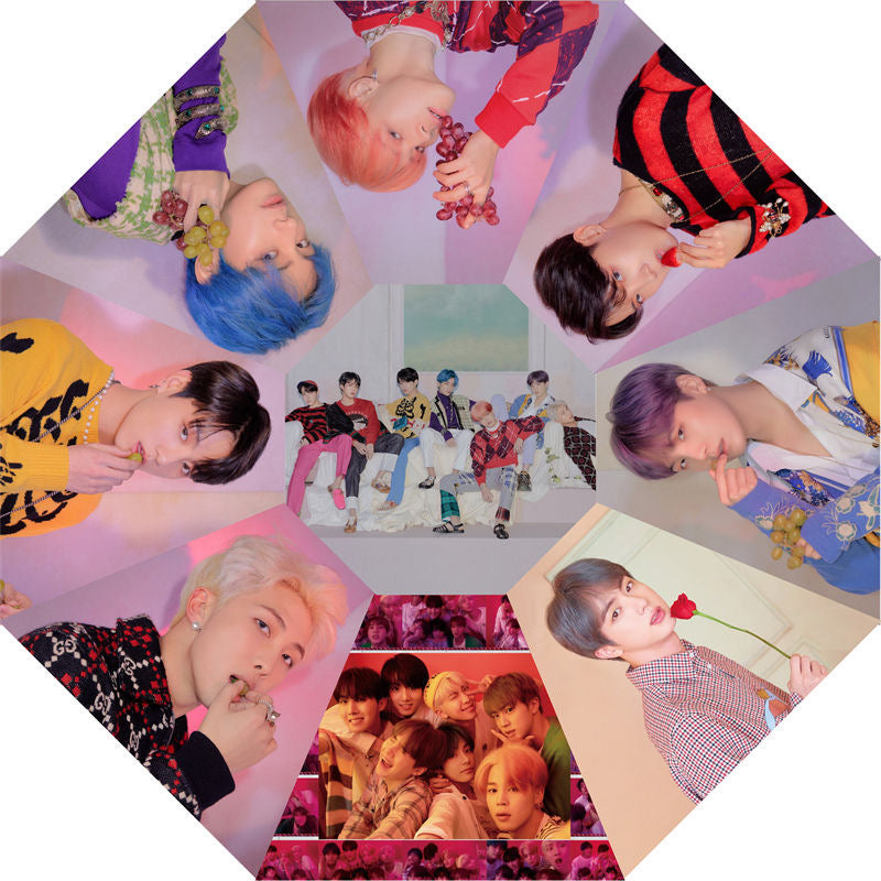 K-pop BTS Jungkook RM Jhope Jimin Jin Suga Taehyung Umbrella