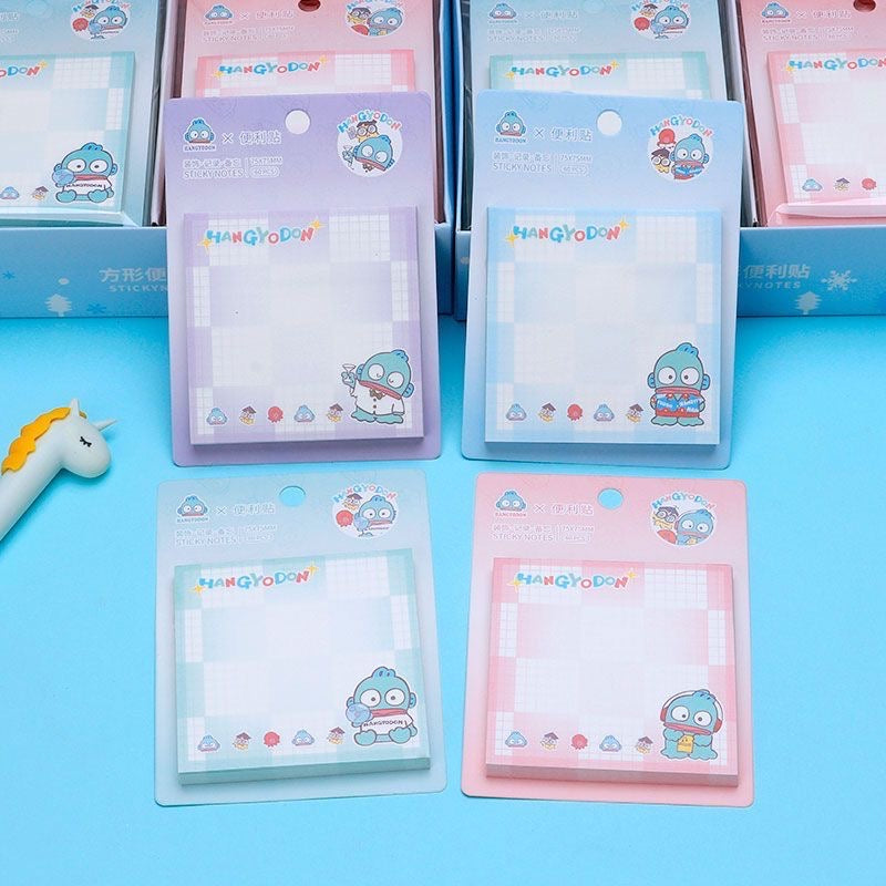 Sanrio Hangyodon 4 Pcs Sticky Notes Stationary Journal Accessories