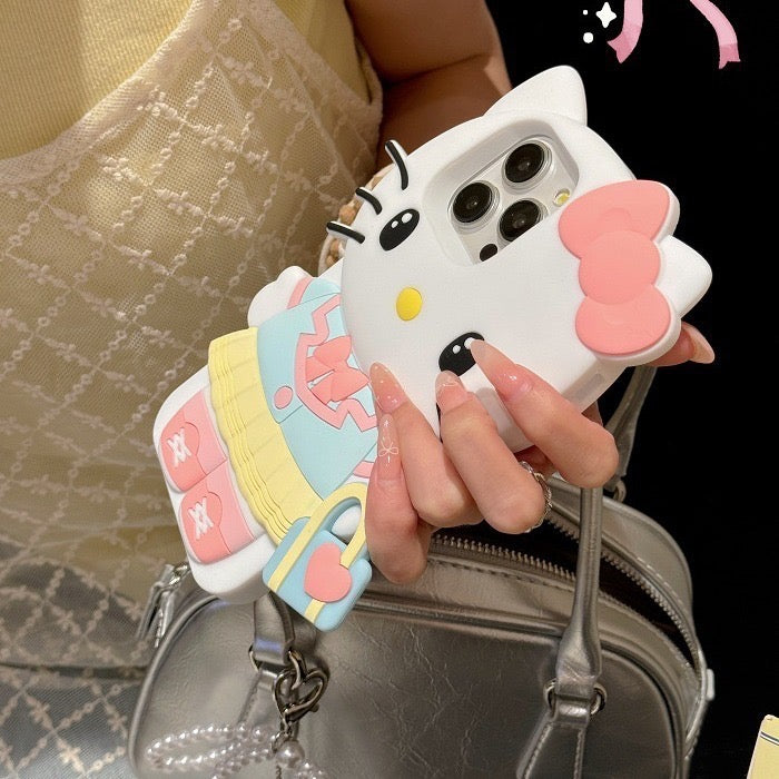 Cute Sanrio Hello Kitty Kuromi Phone Case IPhone