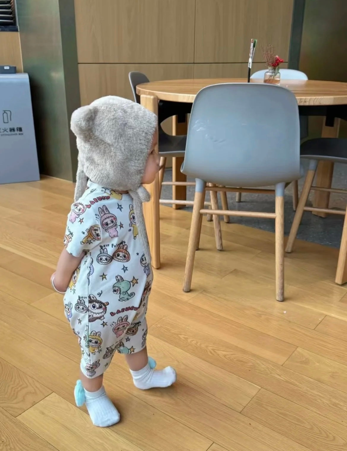 Labubu Popmart Baby Clothes One Piece Baby Jumper