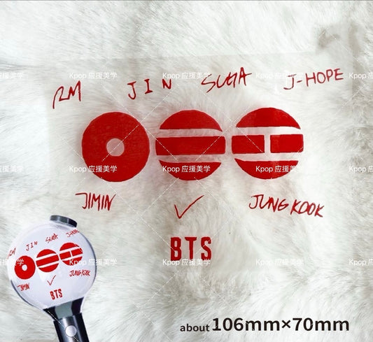 K-pop BTS Lightstick Sticker BTS World Tour Arirang [5 days processing]