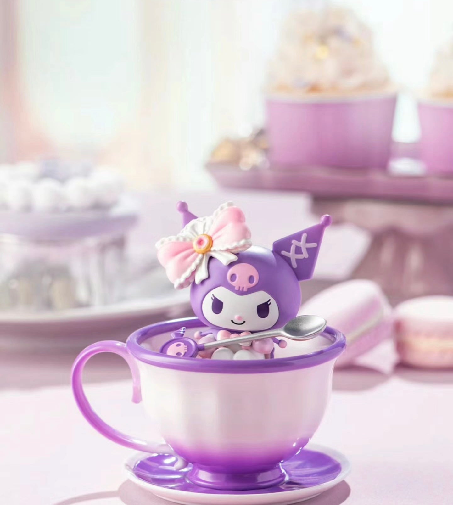 Cute Sanrio Tea Party Blind Box Hello Kitty Hangyodon Cinnamoroll My Melody Kuromi Pochacco Pompompurin