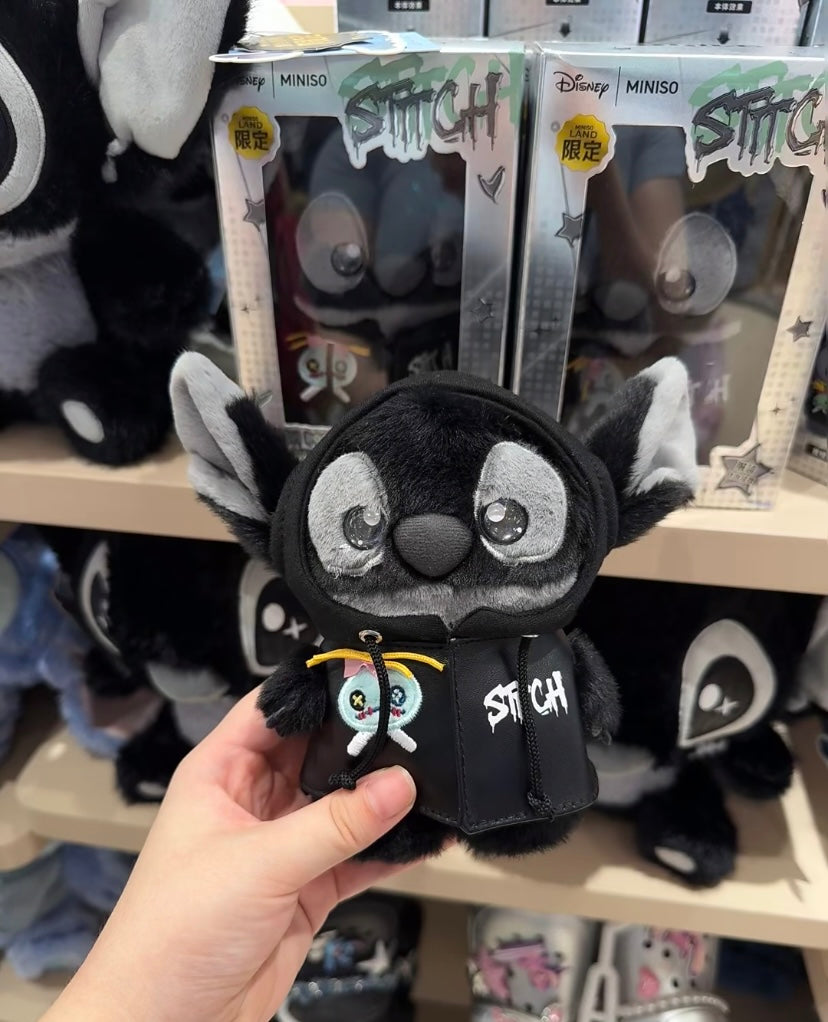 Authentic Minisoland Disney Stitch Black Plush Pendant Not Blind Boxes