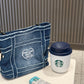 Authentic Starbucks Mainland China Denim Series Stanley Tumbler