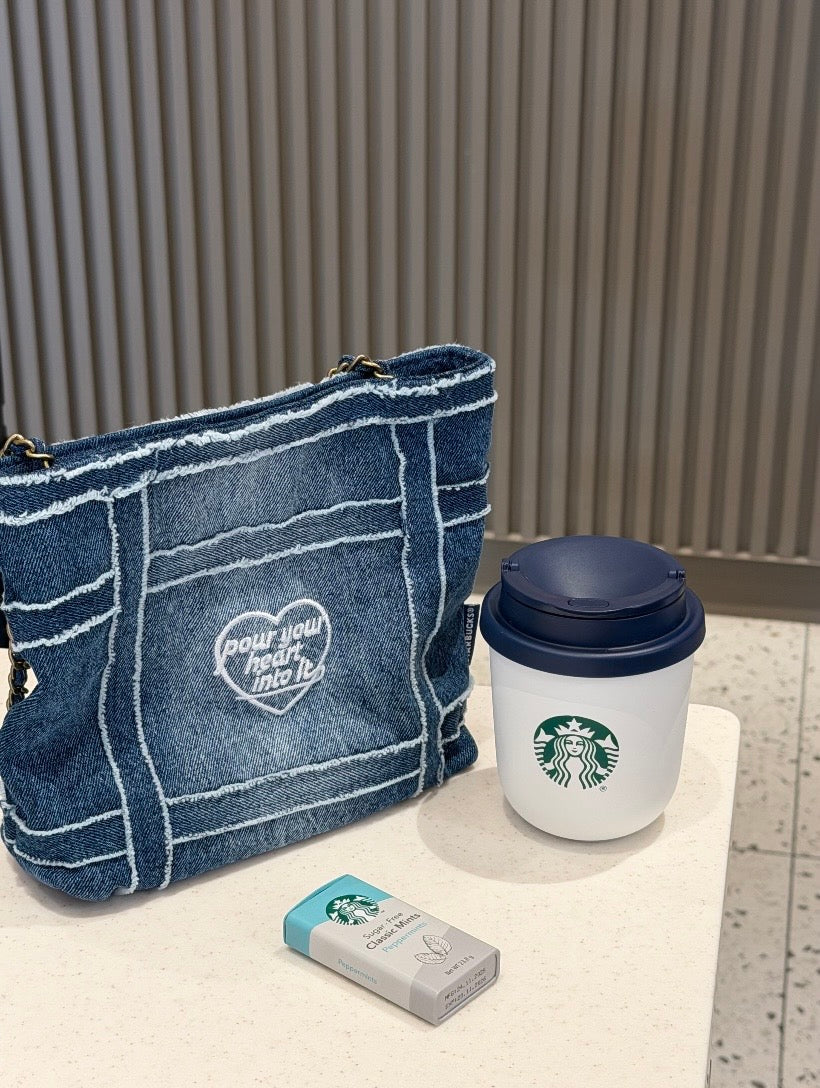 Authentic Starbucks Mainland China Denim Series Stanley Tumbler
