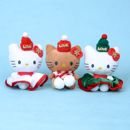 Sanrio Christmas Hello Kitty 12 cm plushy Keychain