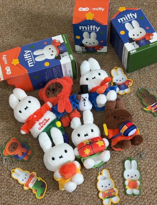 Miffy Winter Christmas Plush Blind Boxes Pendant