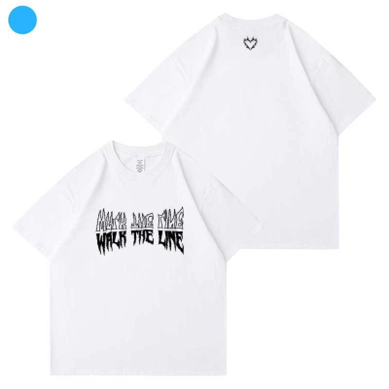 K-pop Enhypen Walk the Line world tour 2025 T-shirts