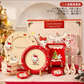 Sanrio Cute Christmas 10 Pcs Dinnerware Set Hello Kitty Ceramic Tableware