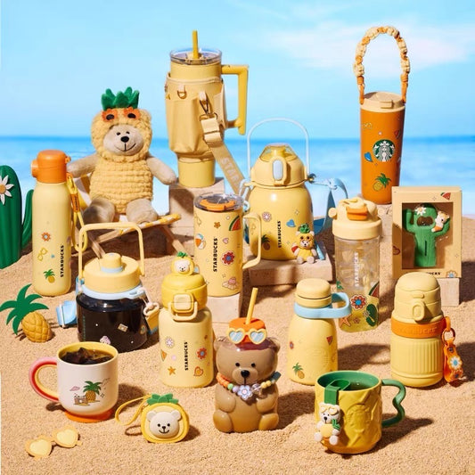 Authentic Starbucks China 2025 Summer Tropical Style Series         [Available 5/27]