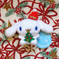 Sanrio Christmas Plushy Keychain Japanese Authentic Cinamoroll 12 cm