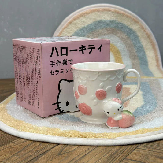 Sanrio Random Cute Kawaii Hello Kitty Ceramic Mug Sanrio Coffee Cup