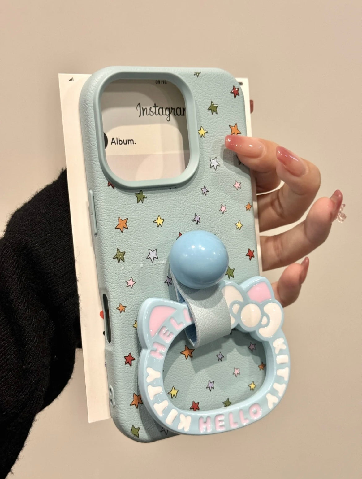 Cute Sanrio Hello Kitty IPhone Case Solid Color