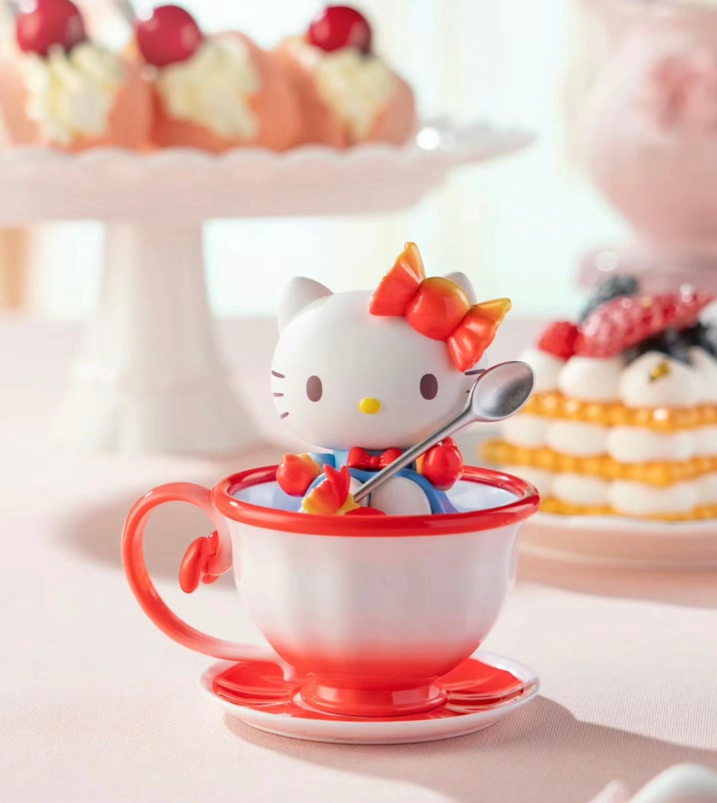 Cute Sanrio Tea Party Blind Box Hello Kitty Hangyodon Cinnamoroll My Melody Kuromi Pochacco Pompompurin