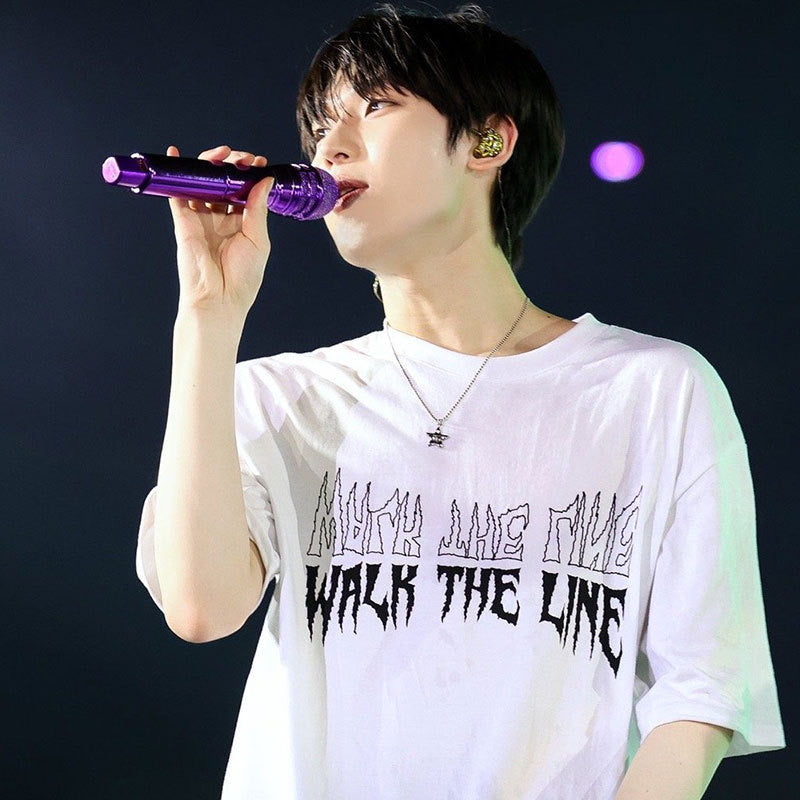 K-pop Enhypen Walk the Line world tour 2025 T-shirts