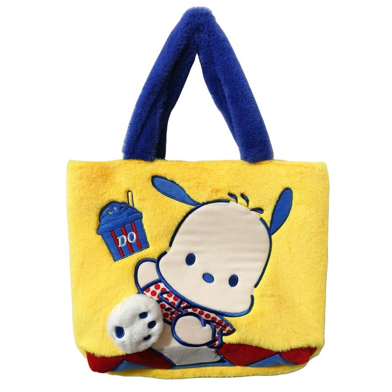 Sanrio Pochacco X Dairy Queen Cute Fluffy Soft Bag