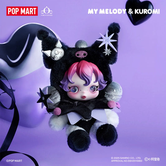 Authentic Popmart Skullpanda x Sanrio My Melody Kuromi Not Blind Boxes Figure