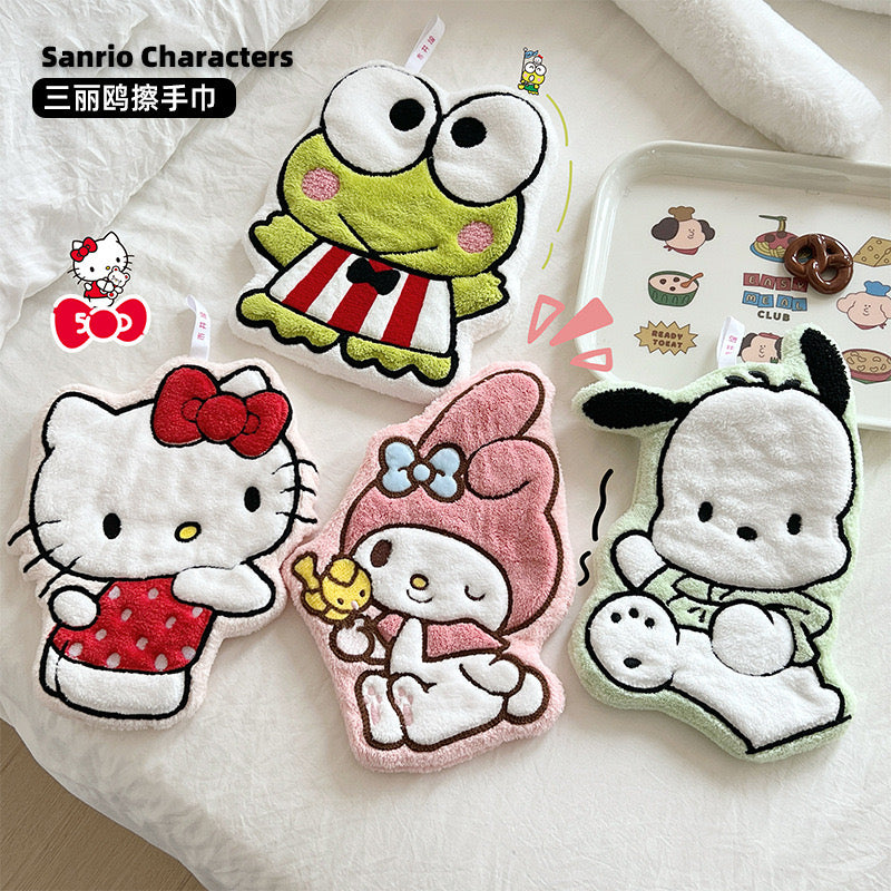 Sanrio Hand Towel Hangyodon Hello Kitty Kerroppi Pochacco