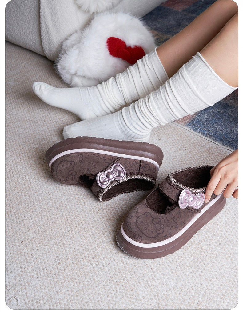 Sanrio Hello Kitty Old Order Winter Warm Shoes