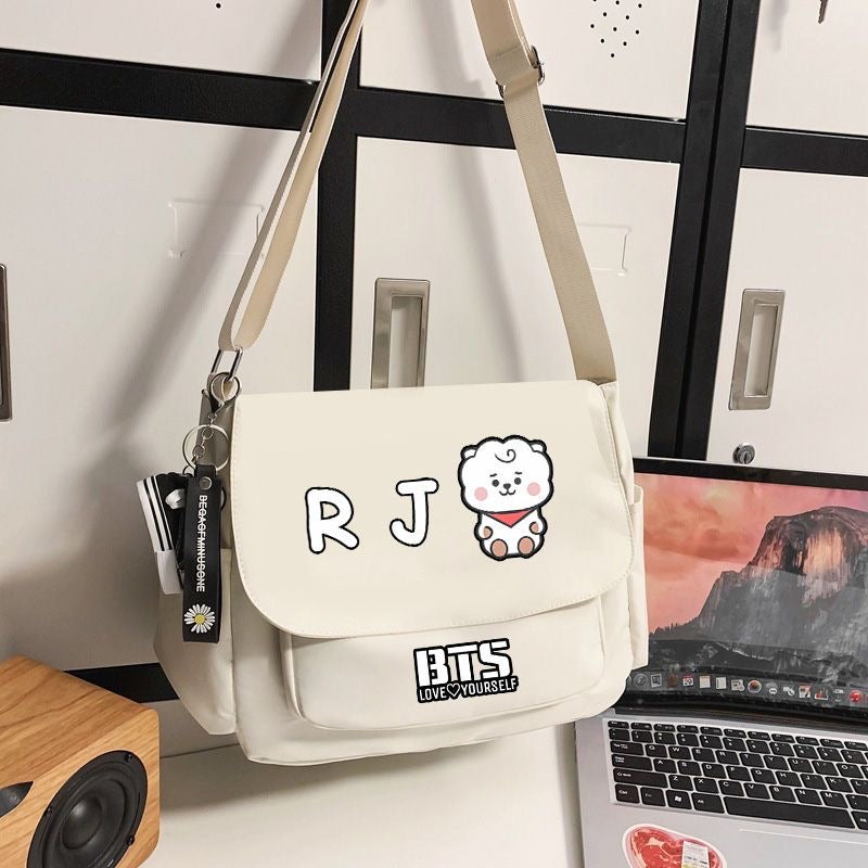 K-pop BTS Suga Jimin RM Jungkook JHope Jin V Crossbody Bag