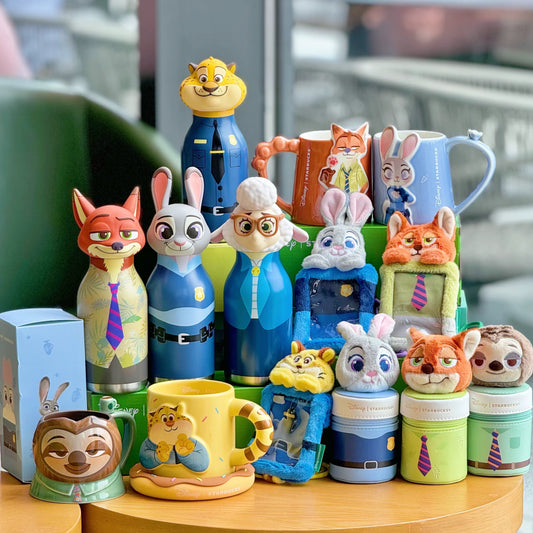 Authentic Starbucks China X Disney Zootopia Series 2025