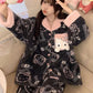 Sanrio Winter Black Pajamas Hello Kitty