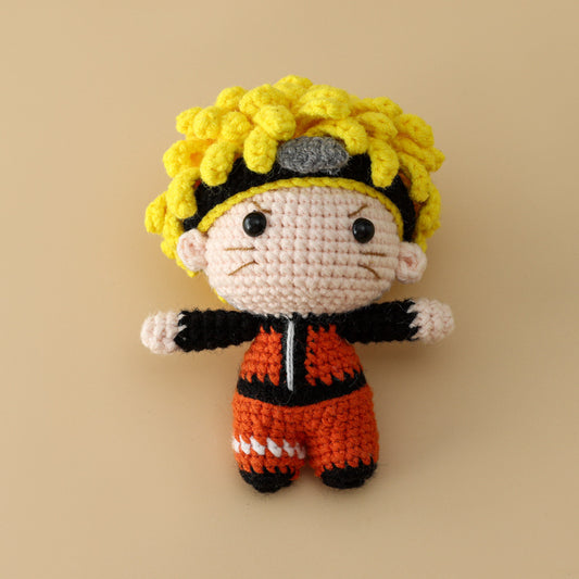 Anime Naruto Kakashi Crotchet Keychain Bag Charm