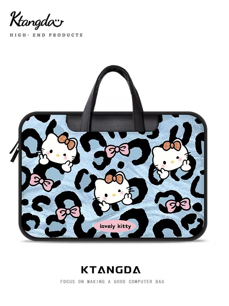 Sanrio Hello Kitty Cheetah Print Laptop Computer Bag
