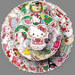 Sanrio 50 Pcs Mixed Hello Kitty and Friends Christmas Stickers