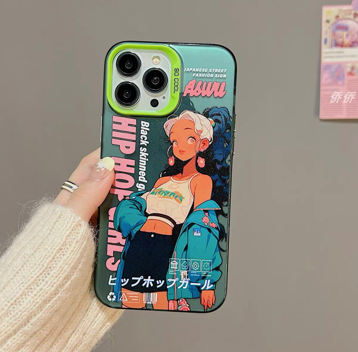 Cute Melanin Girl Phone Case For IPhone 11 12 13 14 Pro Pro Max