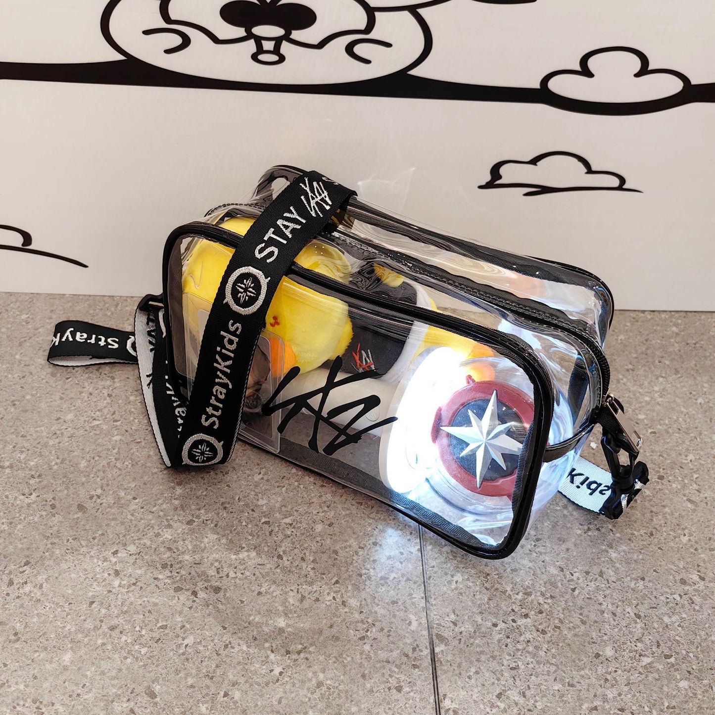 K-pop  Straykids Pvc Crossbody Bag Accessories