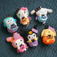 Sanrio Halloween Plushy Keychain Bag Charm Pompompurin My Melody Cinamoroll Hello Kitty Kuromi Hangyodon 12 cm plushy
