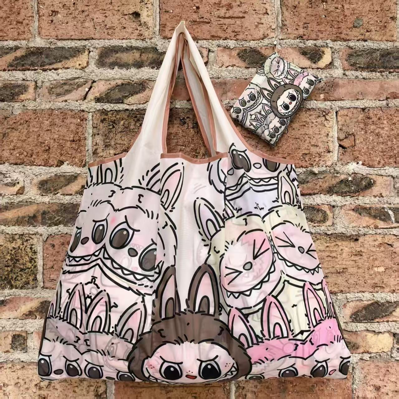 Labubu Reusable Shopping Bag