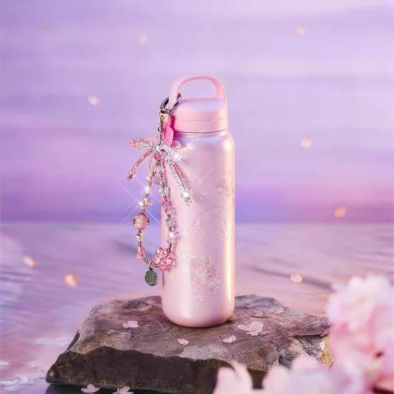 Authentic Starbucks China 2026 Spring Cherry Blossom Stanley Tumbler Cup Mug