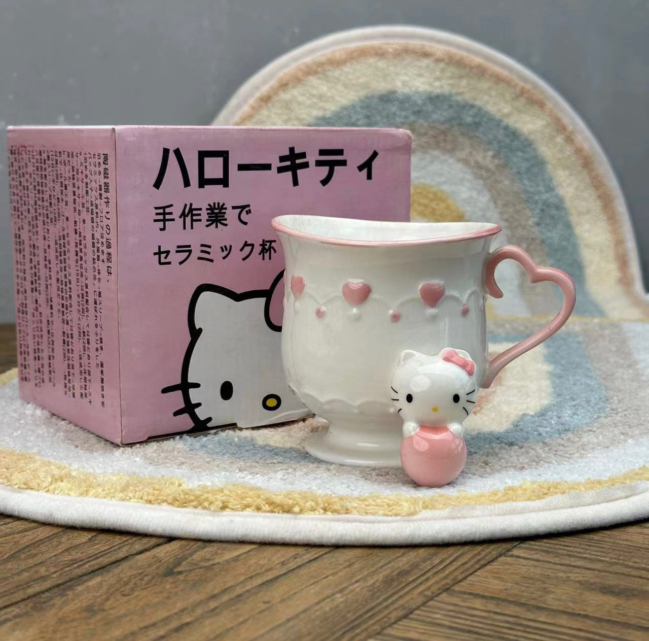 [ FREE SHIPPING] 1 Random Cute Kawaii Hello Kitty Ceramic Mug Sanrio Coffee Cup