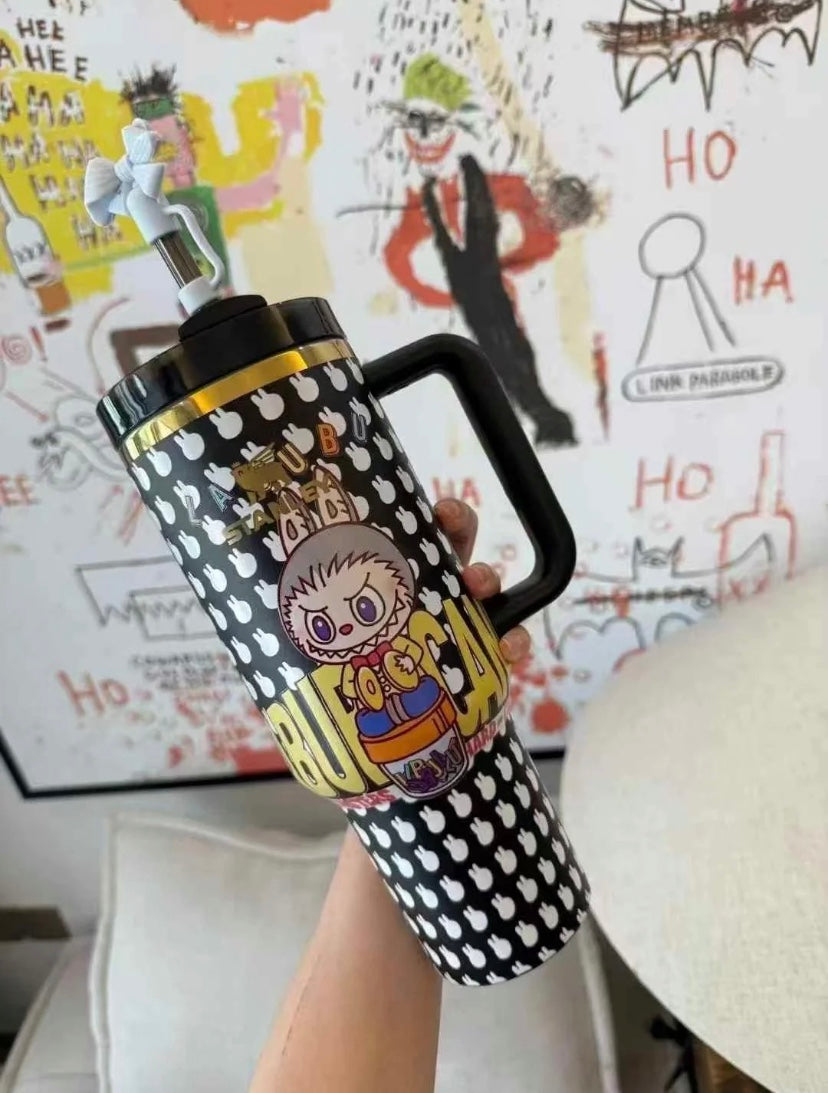Cute Labubu Stanley Inspired 40 oz Tumbler