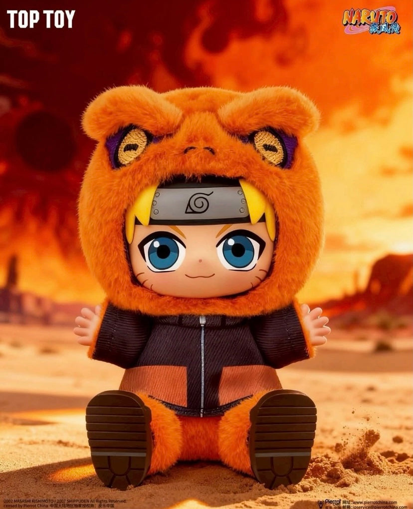 [PREORDER Ship Mid Dec ] [AUTHENTIC] TopToy X Naruto Ninja Beast Series 2  Limited Edition | Naruto Shippuuden Sasuke Itachi Akatsuki Mangekyou Jiraiya Gamabunta Orochimaru Manda Tsunade Katsuyou Naruto Kamakichi Kurama - Vinyl Face Plush Doll Blind Boxes