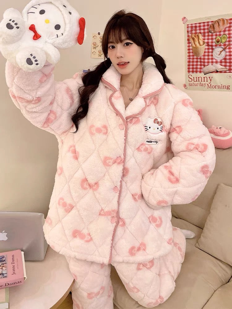 Sanrio Winter Pajamas Hello Kitty Style 2