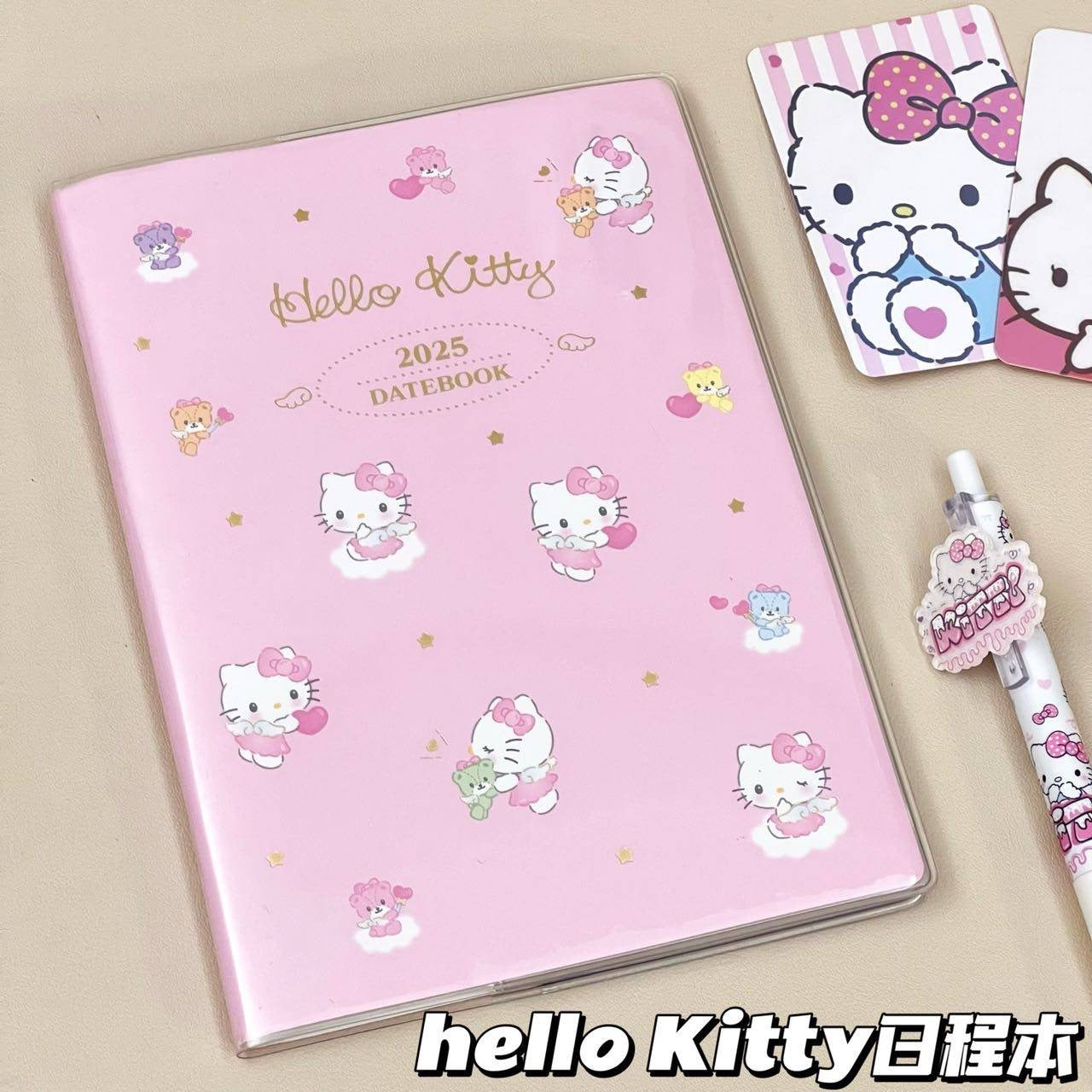 Sanrio Cute Kawaii Hello Kitty 2025 Notebook Journal Stationary