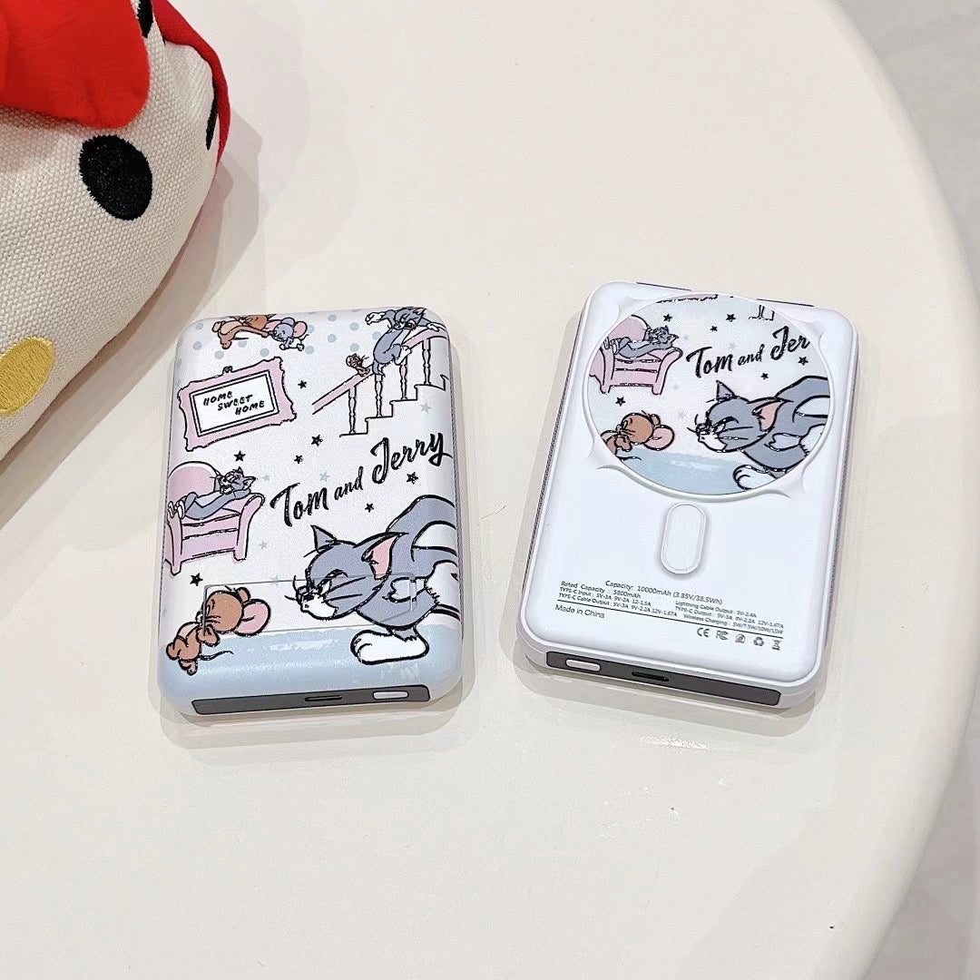 Cute Kawaii Sanrio Powerbank Fast Charging Multi Functional Mag Safe Powerbank