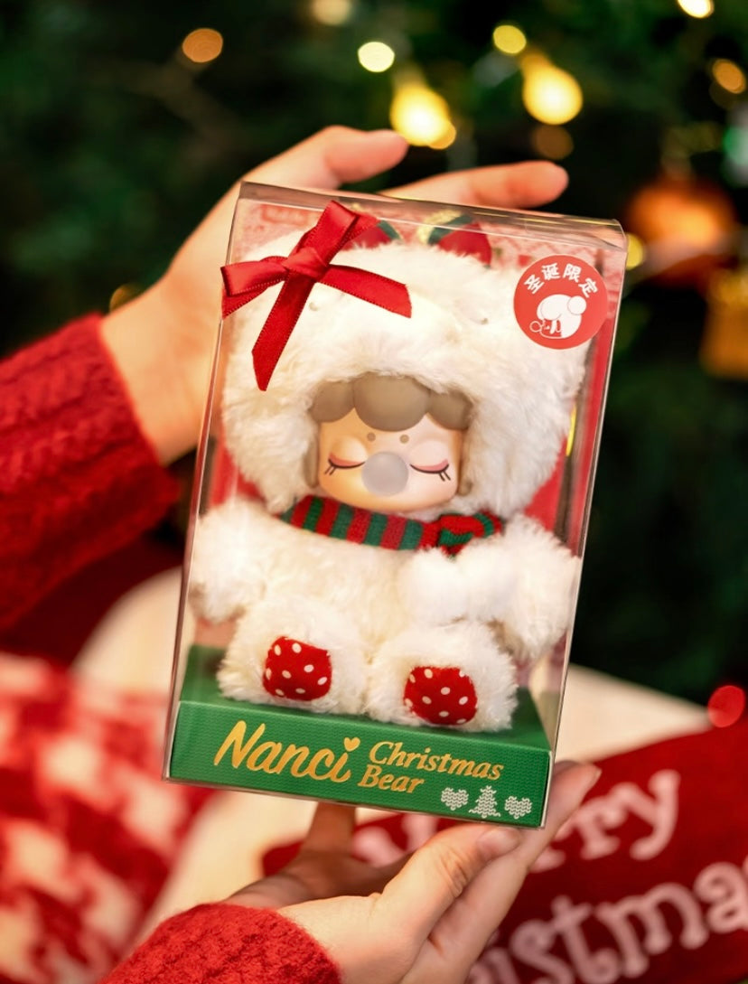 [Authentic] Limited Edition Rolife Nanci Christmas Bear Birthday Gift Vinyl Plush Pendant Not Blind Boxes