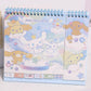 Sanrio 2025 New Year Calendar Stationary Kuromi My Melody Kuromi Cinamoroll Hangyodon